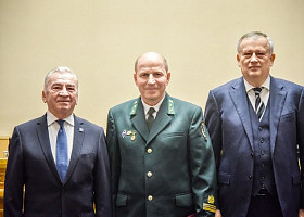 Вручение государственной награды  «Заслуженный лесовод Российской Федерации»
